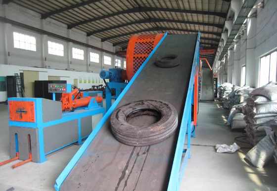 60Kw Rubber Tire Shredder LP1200 Waste Tyre Recycling Machine