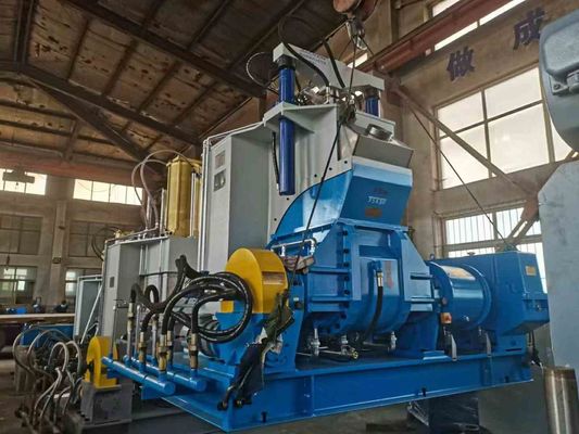 110kW 75L Rubber Kneader With Double Hydraulic Pressure Lid