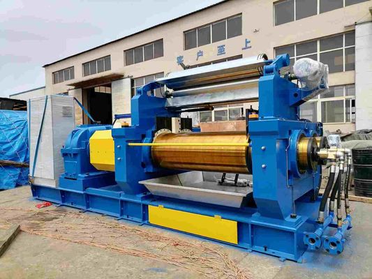 XK-550 Rubber Mixing Mill Machine 110Kw Open Mill Rubber Mixing